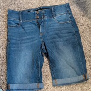 Apt. 9 Dark Blue Denim Shorts